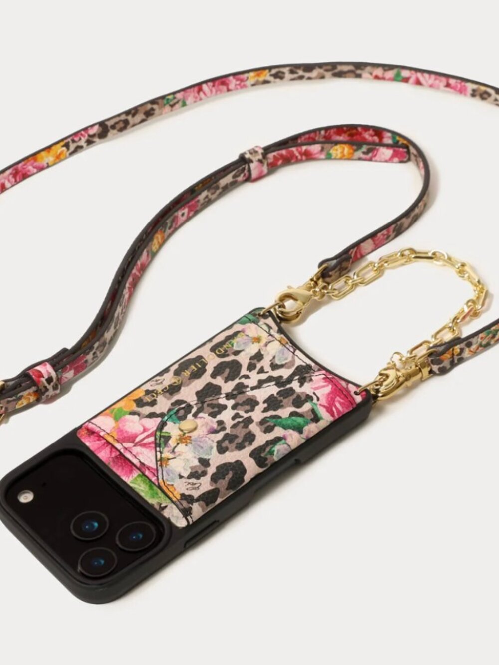 Bandolier Valentina Duet Crossbody and Wristlet Set in Ceci Cheetah/Gold
